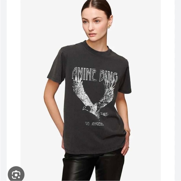 Anine Bing Tops - Anine Bing Lili Tee Eagle